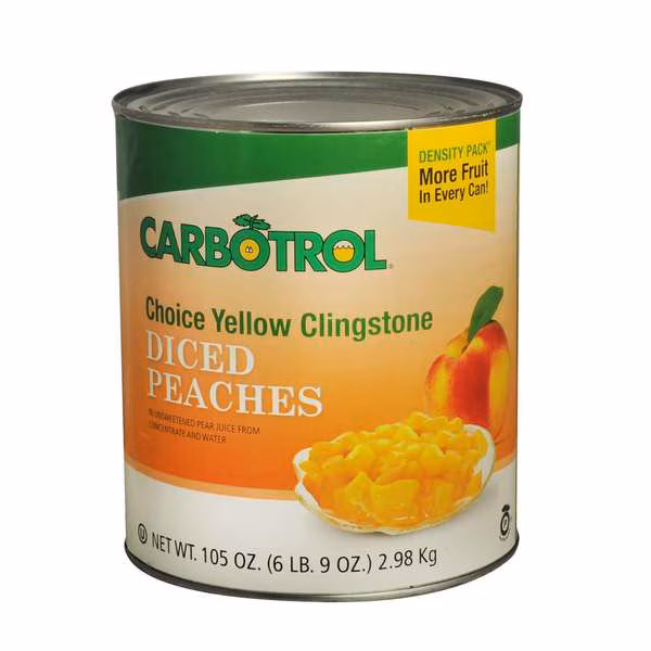Carbotrol-Diced Peach #10, PK6